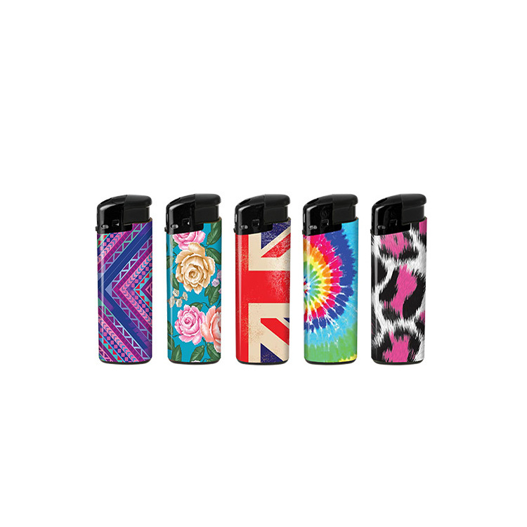 Wholesale Electronic Other Lighter Cigarette Lighter gas fire encendedor slim flame feuerzeug Plastic Custom Logo Lighters