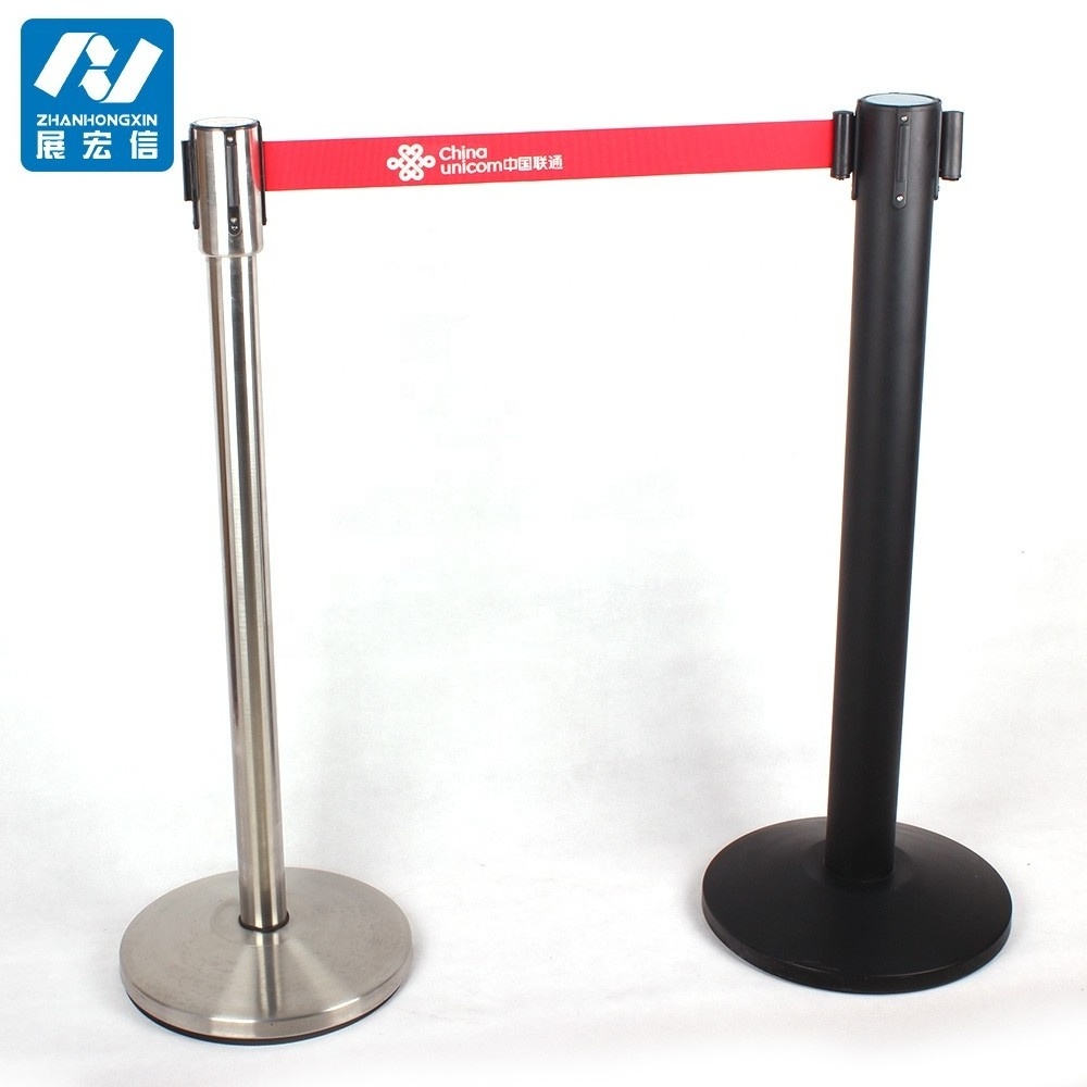 Factory Outlet functional bank queue belt barrier Shopping malls and hotel parking safety barrier