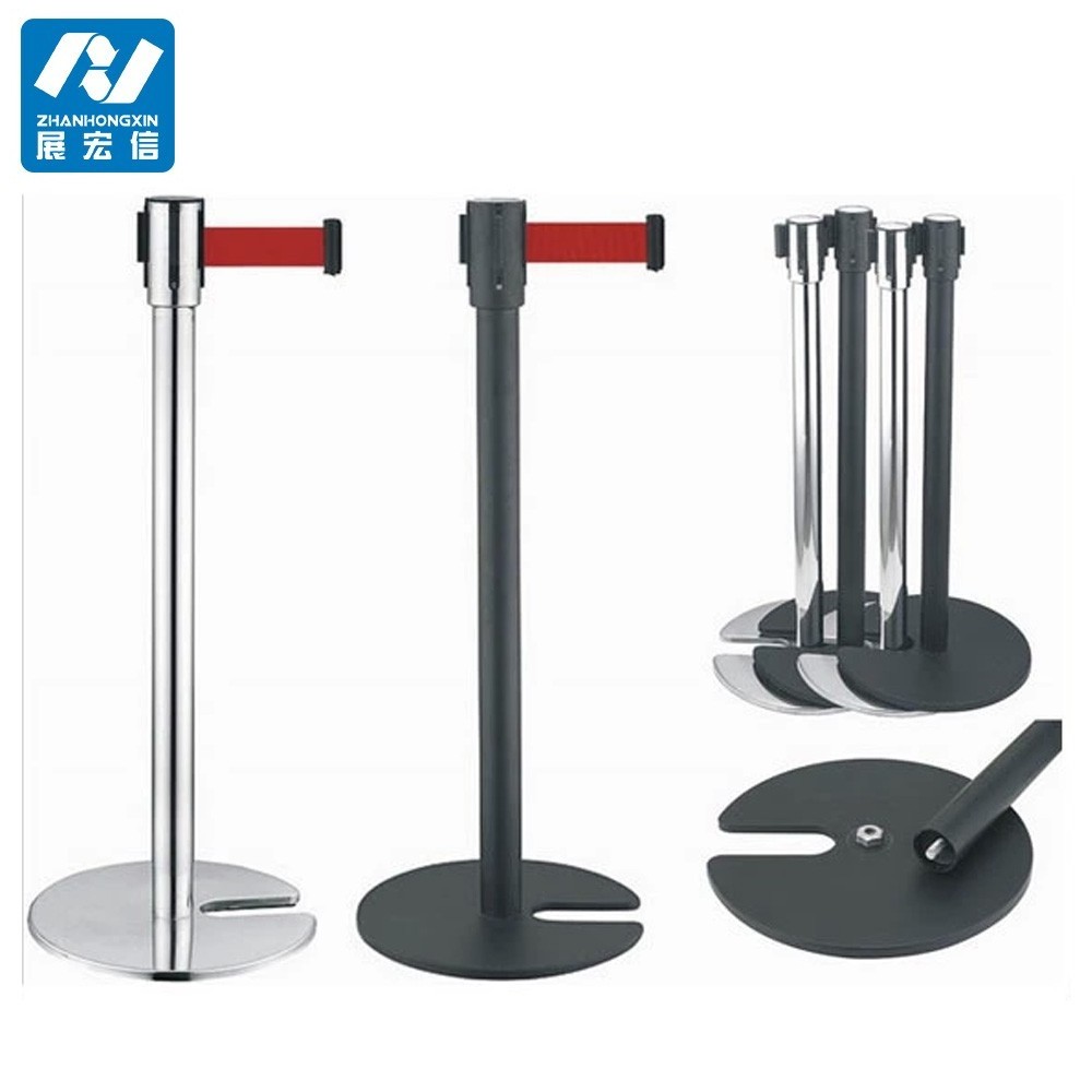 Factory Outlet functional bank queue belt barrier Shopping malls and hotel parking safety barrier