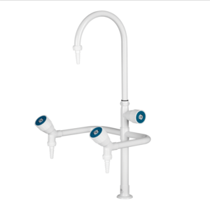 Hot cold lab gooseneck sink assay faucet multi-channel Laboratory faucet