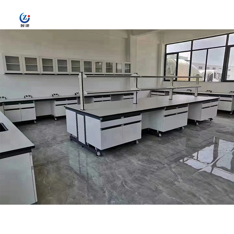 Customized C Frame Steel And Wood Structure Laboratory Furniture Equipment Dental Lab Furnitures Cleanroom Work Bench