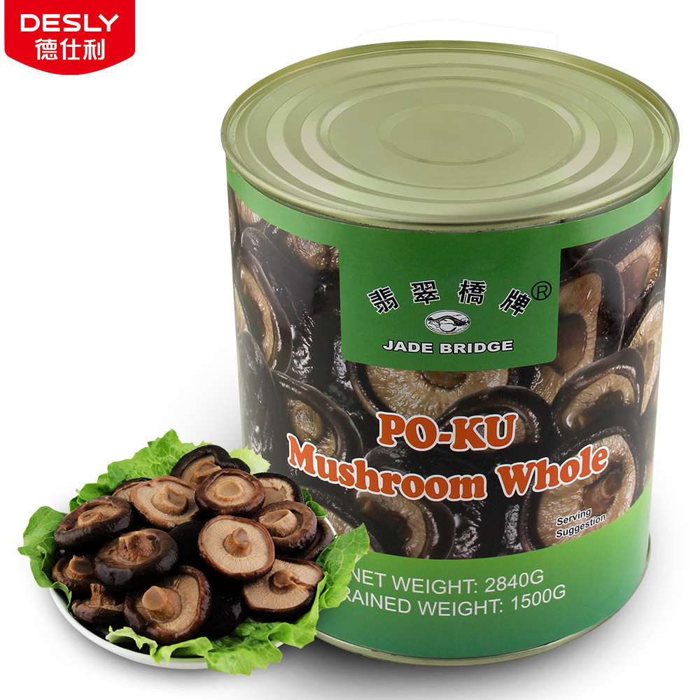 Manufacturer Canned Food Vegetables Bulk Wholesale 425 g Canned Whole Part Straw Mushroom with Factory Price