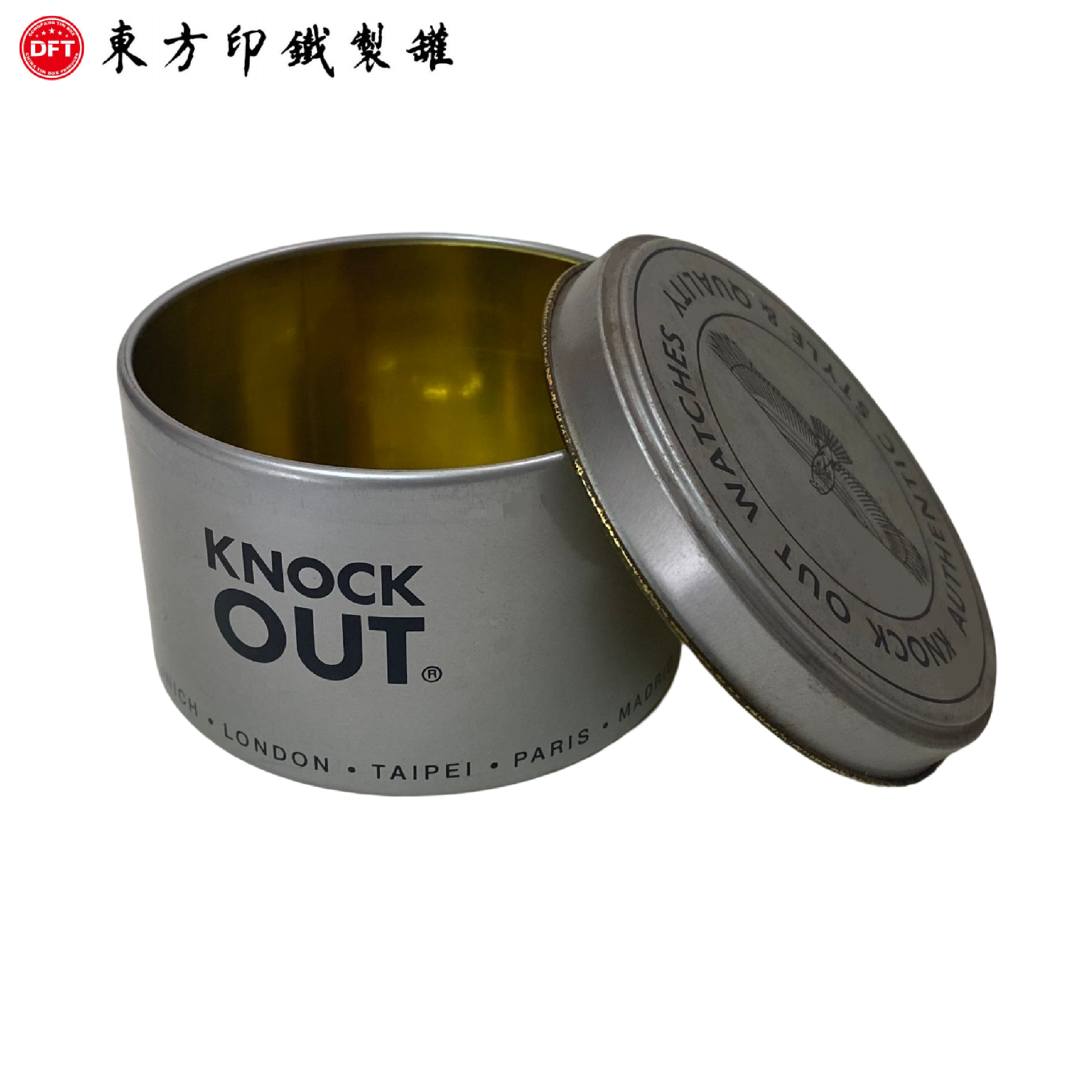 Custom Logo Wholesale Cookie Candy Tea Custom Printed Box Round Tin Can Cake Tin Can Packaging Food Grade Packaging Tins OEM/ODM