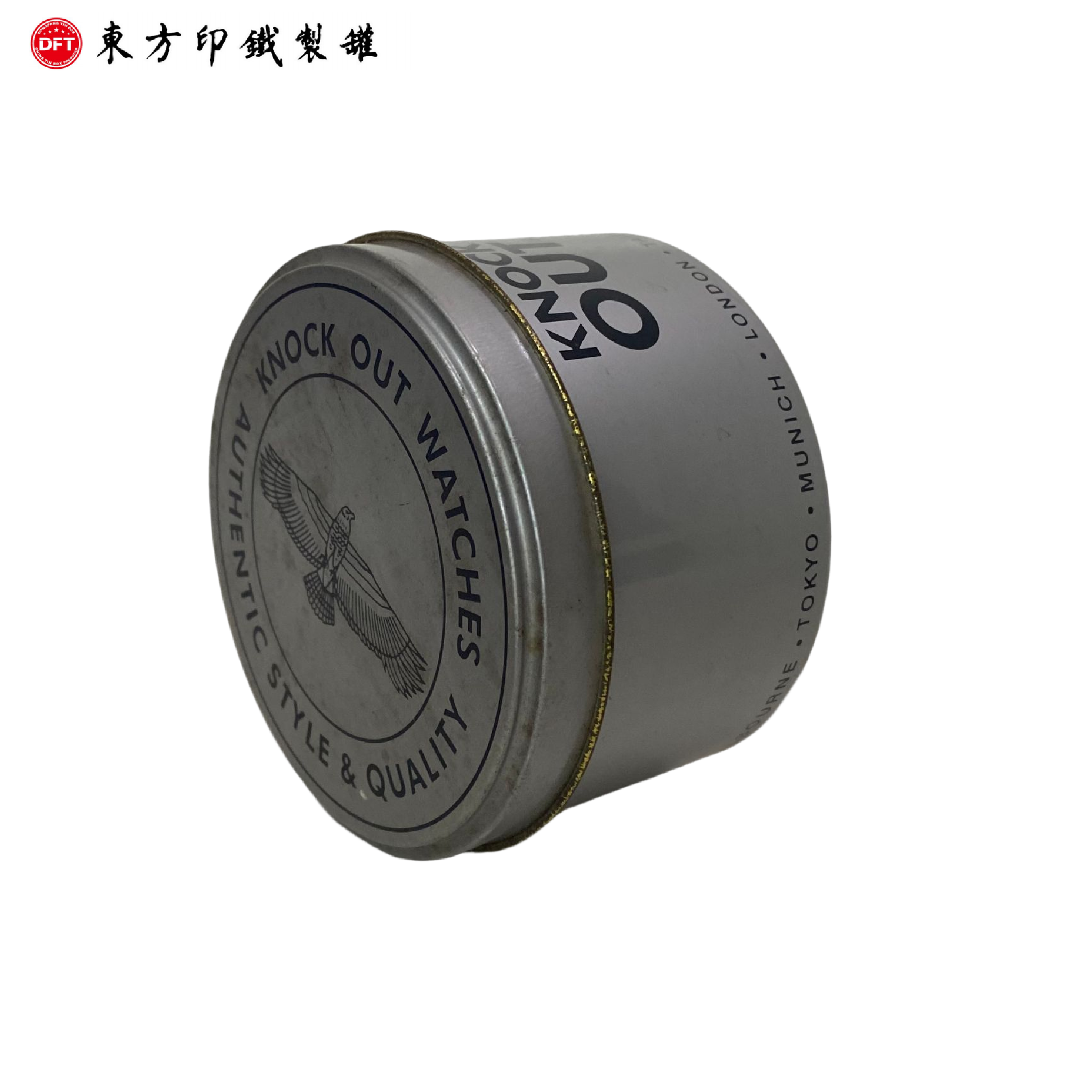 Custom Logo Wholesale Cookie Candy Tea Custom Printed Box Round Tin Can Cake Tin Can Packaging Food Grade Packaging Tins OEM/ODM