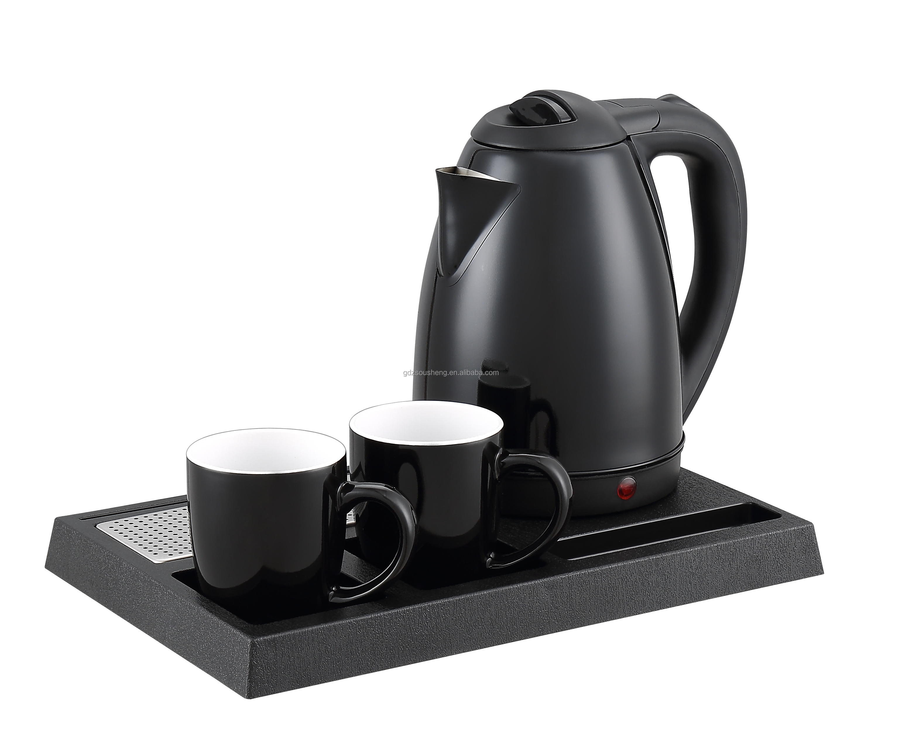 1.8L   Hotel service tea set Electric kettle and ceramic cups