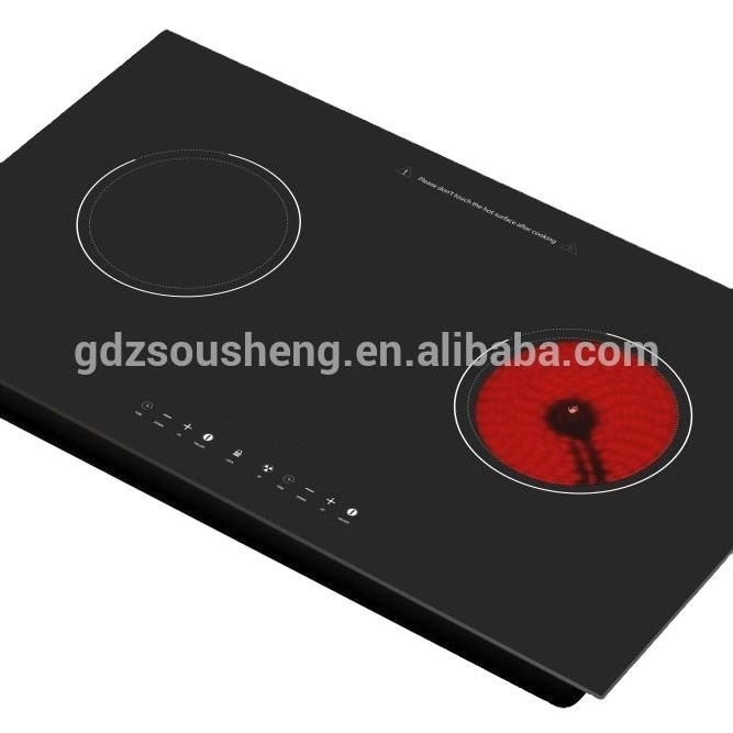 2023 built in type electric ceramic hob  /2 burner infrared cooker/hybrid electric  cooker