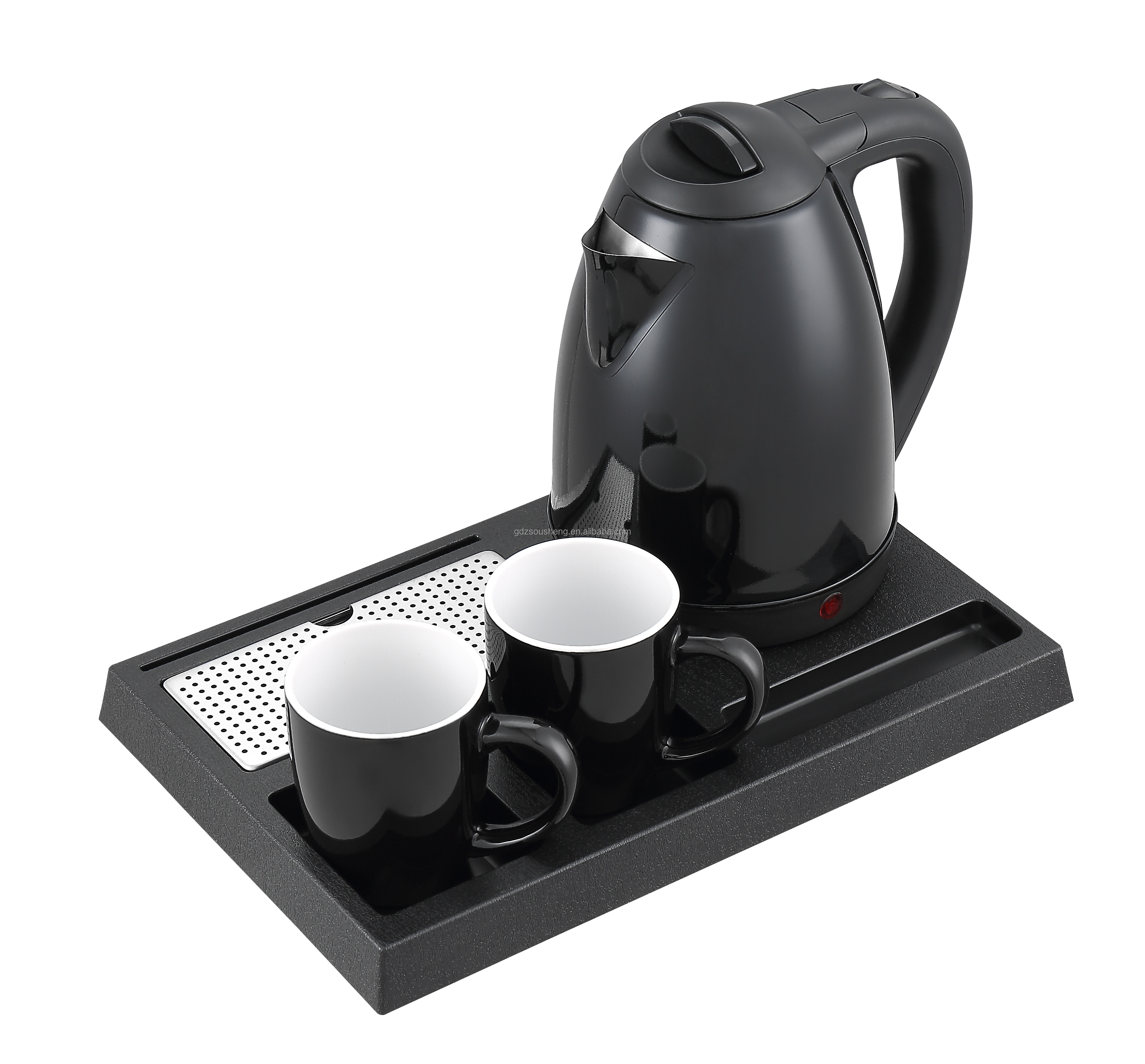 1.8L   Hotel service tea set Electric kettle and ceramic cups