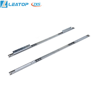 Ball Bearing Telescopic Cabinet Drawer Channel Soft Close Full Extension Drawer Slide