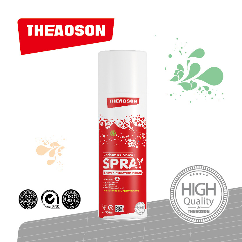 THEAOSON 300ml Party Snowflake Christmas Celebration Festive Decoration Snow Spray