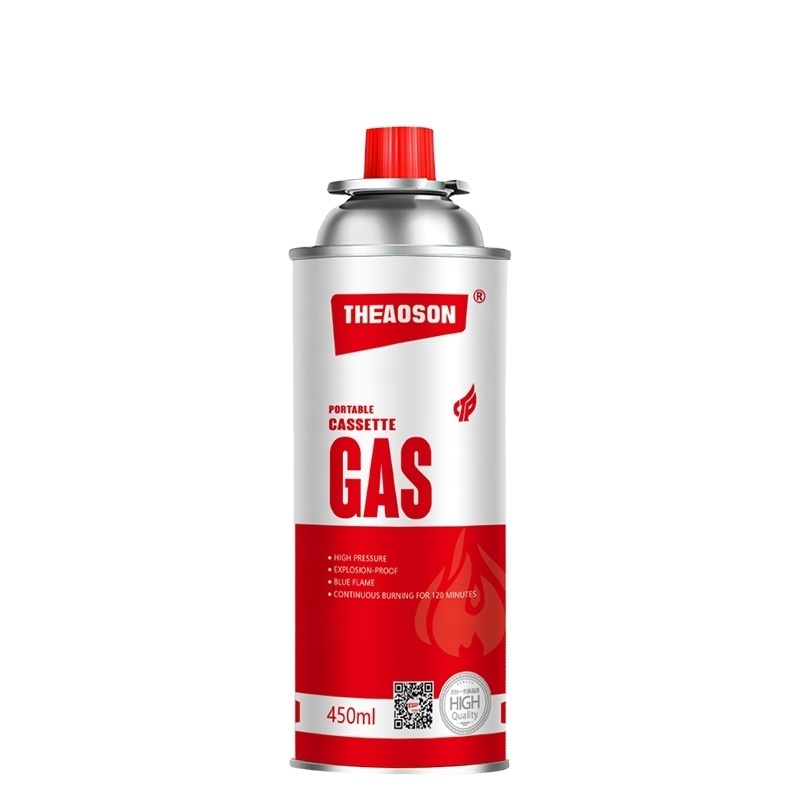 THEAOSON Portable Camping Butane Fuel Refill Cooking Gas for & Cooking & BBQ high quality gas 450ml