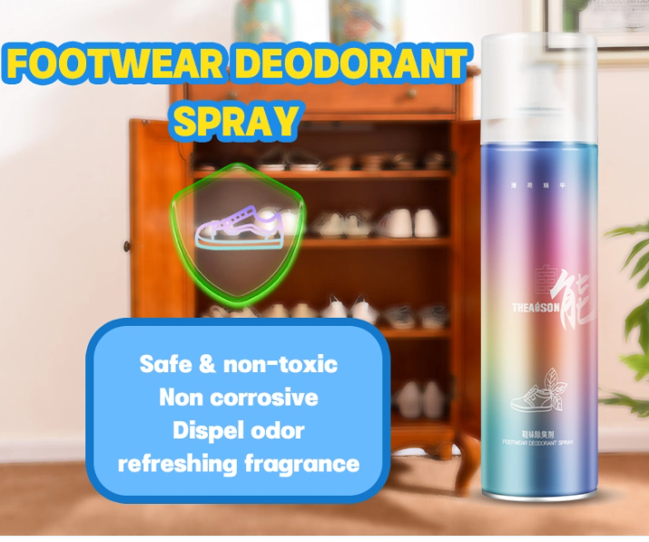 Theaoson Aerosol Shoes Deodorant Spray Shoe and Socks Gym Bag Locker Shoe Odor Eliminator Spray Deodorizer