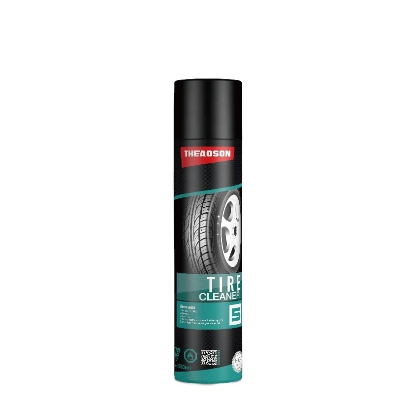 THEAOSON  650ml Tire Foam Cleaner Car Tyre Shine Spray