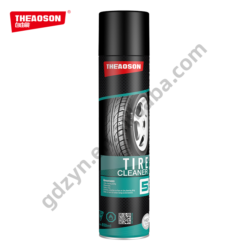 THEAOSON  650ml Tire Foam Cleaner Car Tyre Shine Spray