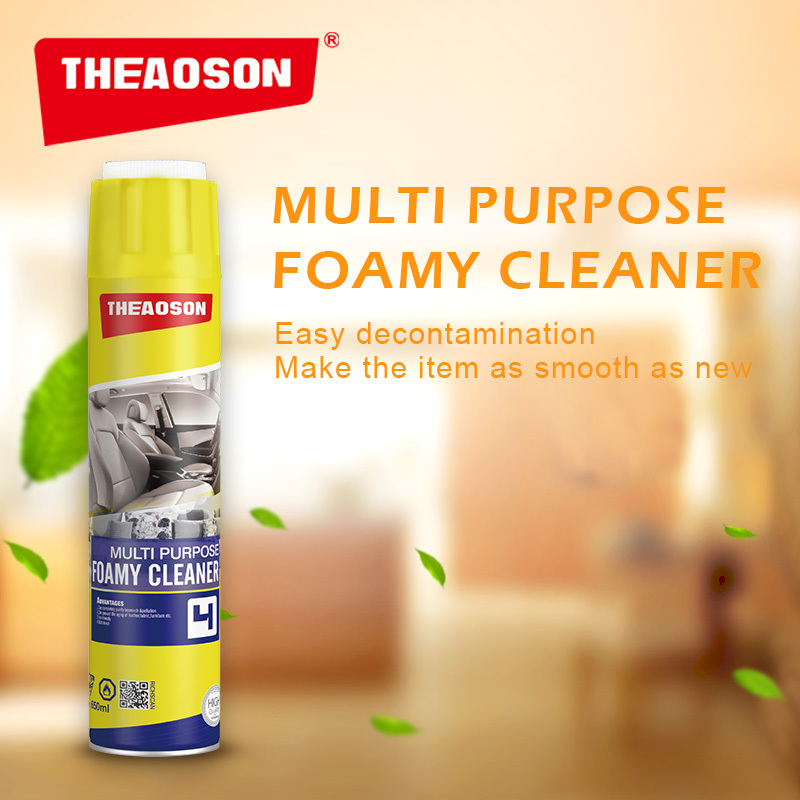 Theasoson Car Care Multi functional Interior Wash All Purpose Foam Cleaner Spray 650ml