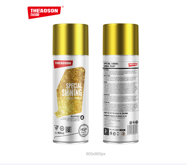 Theaoson 400ml Shining Party Spray Paint for Wedding & Decoration