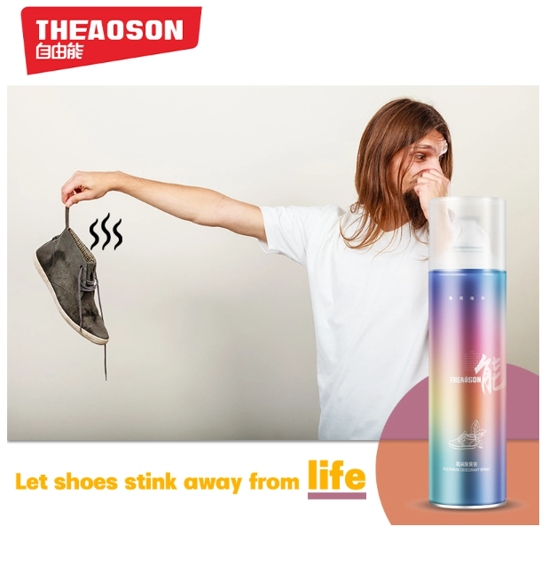 Theaoson Aerosol Shoes Deodorant Spray Shoe and Socks Gym Bag Locker Shoe Odor Eliminator Spray Deodorizer