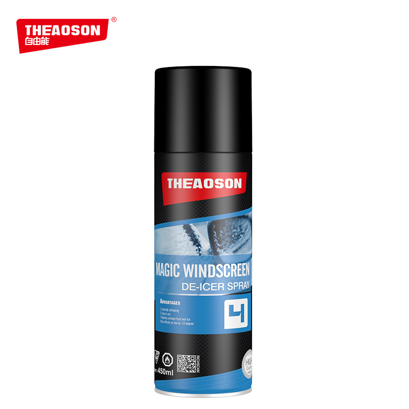 Theaoson 400ml De-Icer Spray for Car Efficient Ice Dissolving