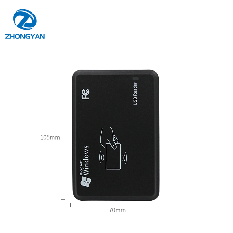 High Recognition 125KHZ Support ID NFC RFID Contactles Skimmer Card Reader USB Interface Desktop Card Reader