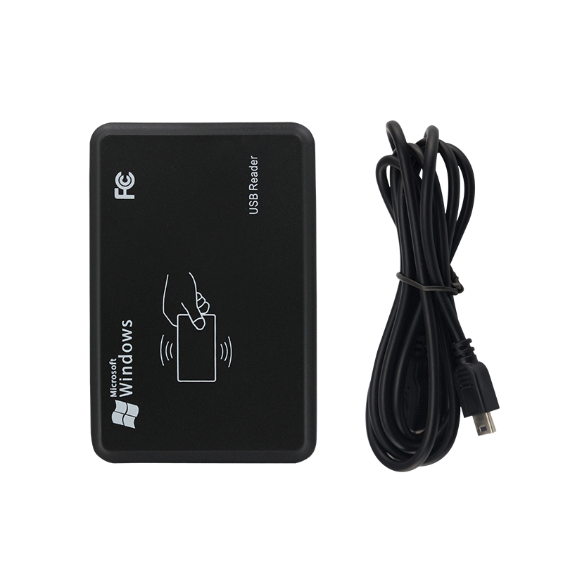 Smart Dual Frequency 125khz 13.56mhz ID IC Card RFID NFC Card Reader Writer Contactless USB Desktop skimmer Card Reader