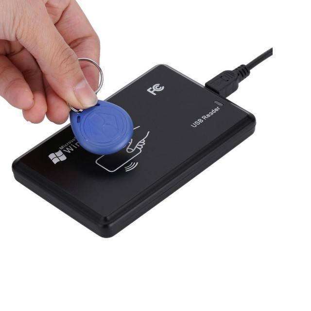 High Recognition 125KHZ Support ID NFC RFID Contactles Skimmer Card Reader USB Interface Desktop Card Reader