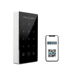 RFID 13.56Mhz Card Barcode QR Code NFC Reader Wiegand 26 34 IP68 Waterproof Metal Touch keyboard Door Access Control Reader