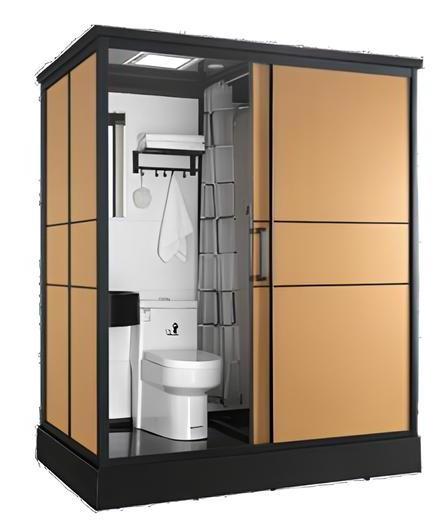 Shower+Toilet+Sink luxury set all in one smart shower cabin system