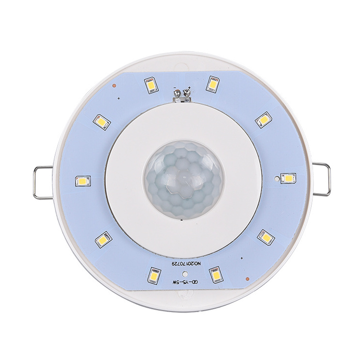 190-240V 5W Round Ceiling Smart Home Lights led motion sensor ceiling light pir motion sensor light