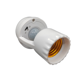 Smart Motion Sensor Lamp Holder E27 Light Bulb Socket with 360 Degree Detection Angle