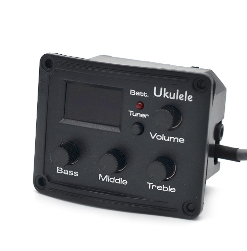 UK-300T Ukulele 3 Bands LCD EQ Equalizer Chromatic Tuner Pickup