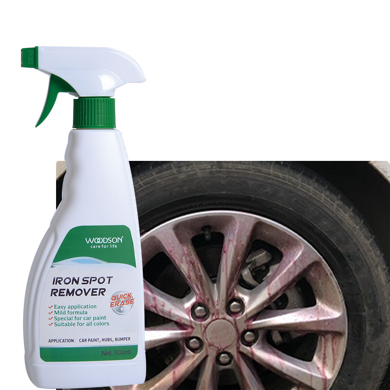 OEM Powerful car detailing care product maintenance iron powder cleaning rust stain remover liquid spray for car