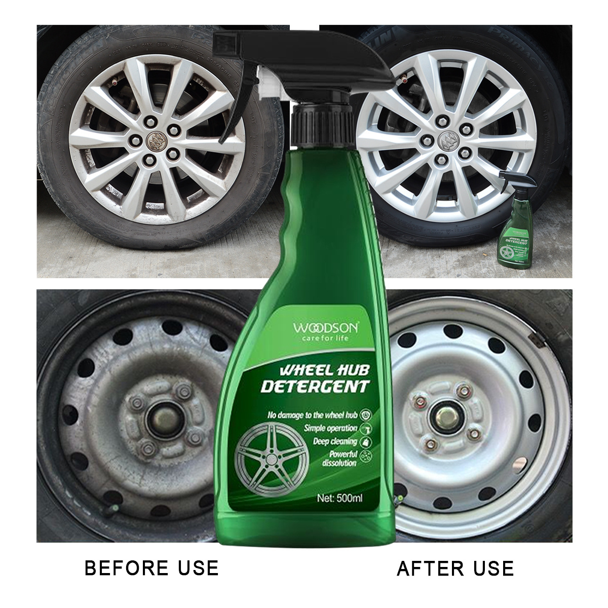 Factory wholesale car detailing products car wash chemicals alloy wheel cleaner spray brake cleaner