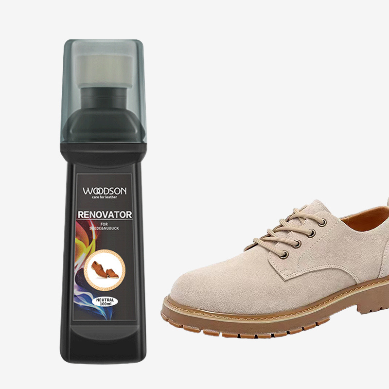 OEM 100ml black suede shoe polish NUBUCK shoe renovator spray for suede shoes