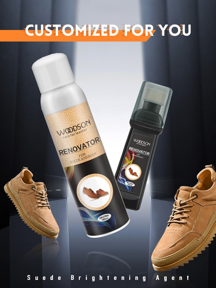 Suede Brightening Agent Nubuck Renovation Suede Leather Care Liquid Shoe Polish