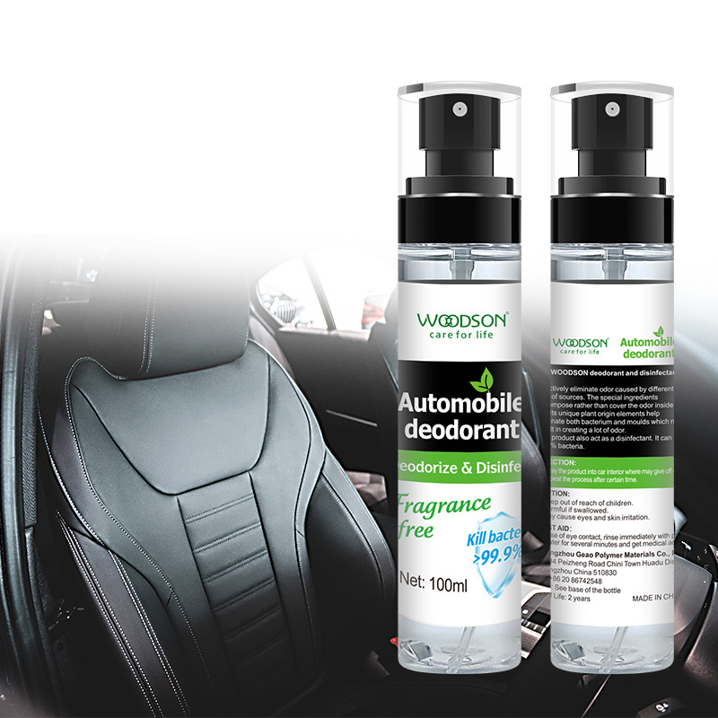 OEM custom 100ml Air Freshener smoke odor eliminator remover car  liquid deodorant spray for cars