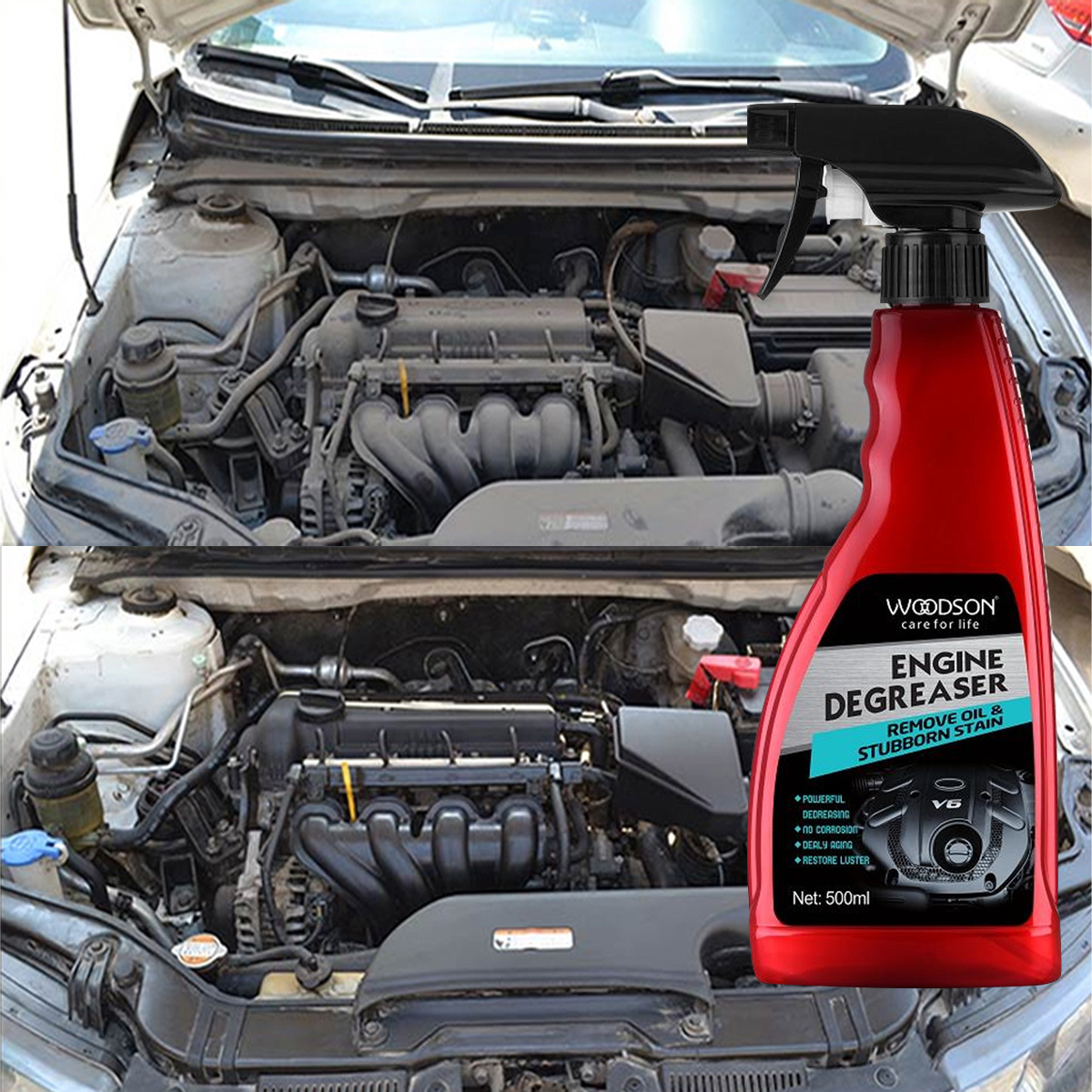 Woodson Engine Degreaser Remover renew car care Engine Cleaner Spray  Engine Heavy Duty Degreaser