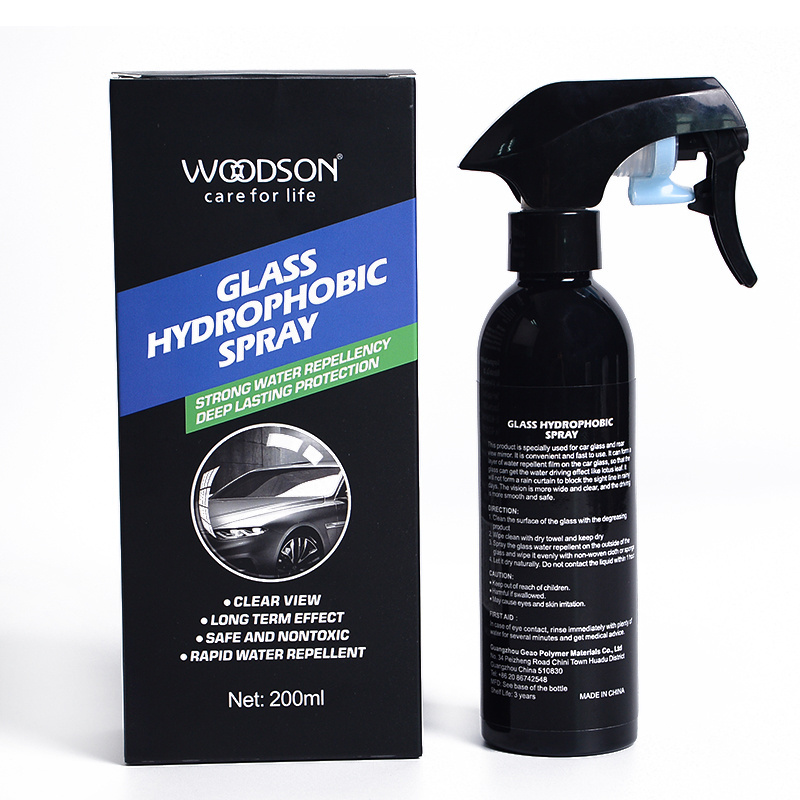 Woodson New Technology Coating Spray for Automotive Glass Car Care Glass coating Anti Fog Anti-water Stains Nano water repellent