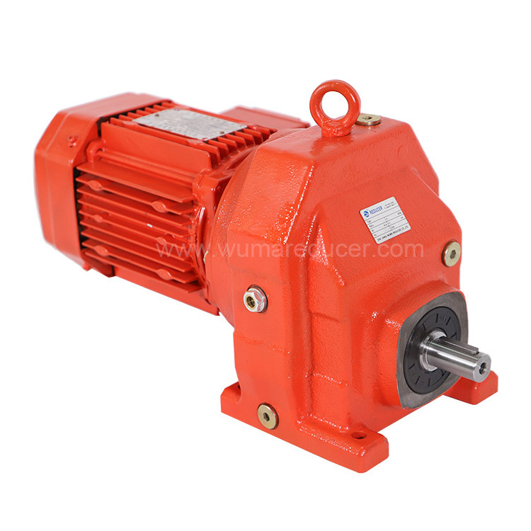 R series gearbox helical gear reducer helical gearbox inline gearbox with motors 1.1kw