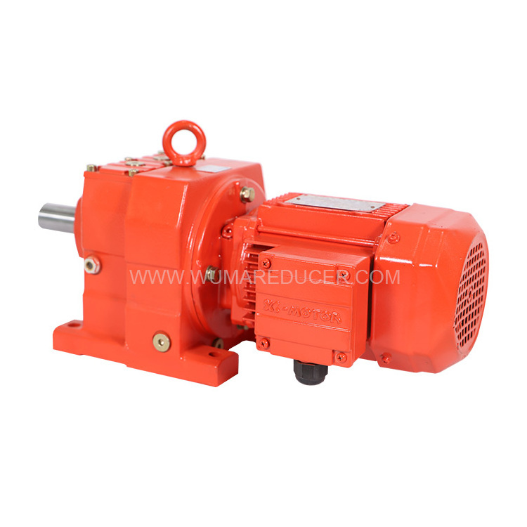 Top quality R Series inline helical geared reducer for sale helic gearbox