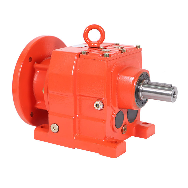 Low noise high power R Series inline mini compact reducer helic gear box