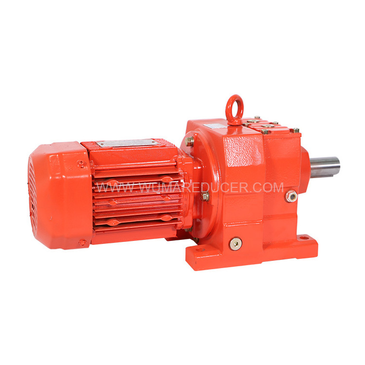 Top quality R Series inline helical geared reducer for sale helic gearbox