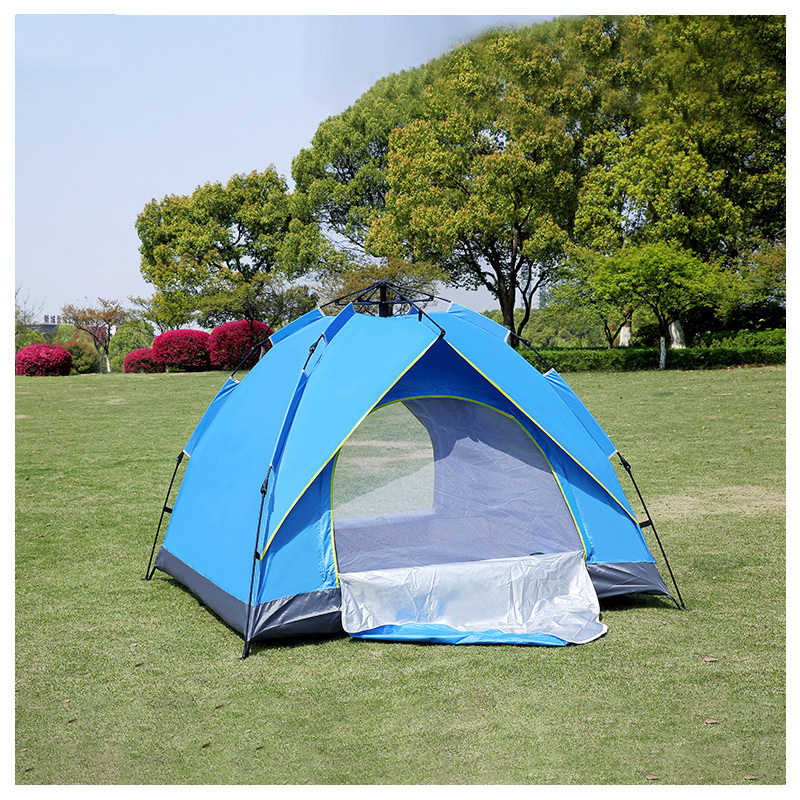 Lightweight quick pop up outdoor camp waterproof portable beach sunshade 4 person tent