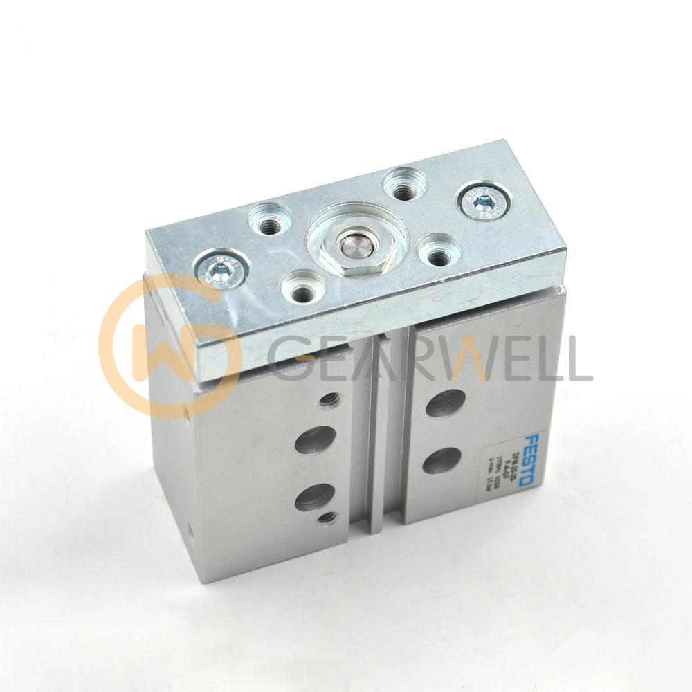 Original Double Acting Pneumatic Guided Cylinder 20mm Bore 25mm Stroke DFM Series DFM-20-25-P-A-GF