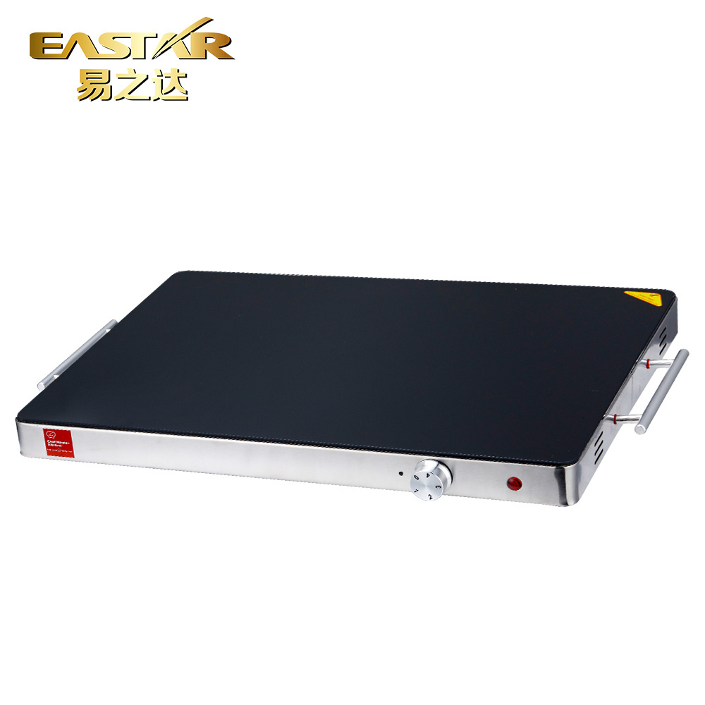 Stainless Steel Body Hot Plate For Food Warmer 400W Electric Food Heating Warming Plate