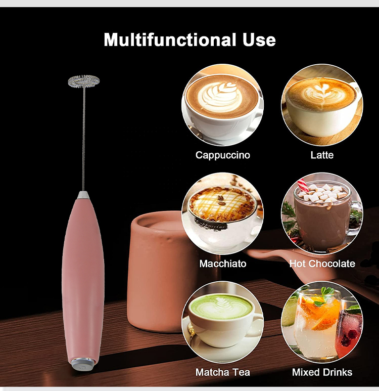 Handheld Milk Frother Milk Frother Handheld Foam Maker Mixer Electric Coffee Maker Milk Frother