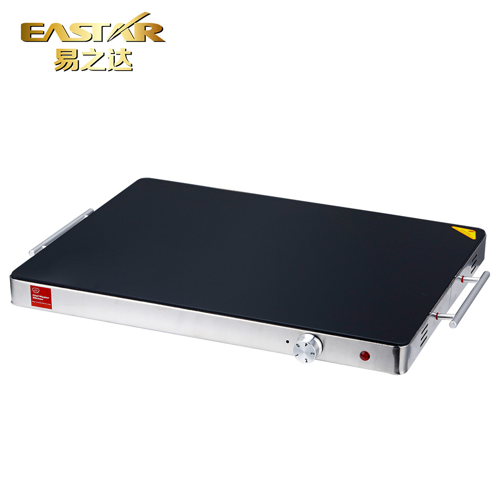 Stainless Steel Body Hot Plate For Food Warmer 400W Electric Food Heating Warming Plate