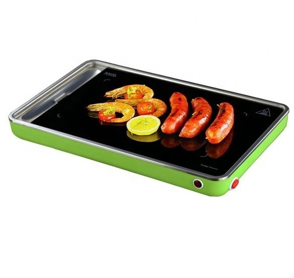 2020 new design electric ceramic plate BBQ glass grill