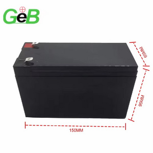 GEB Wholesale 12v 9Ah 10Ah 12Ah 14Ah 15Ah Lifepo4 Lithium Battery Factory Rechargeable Akku Batterie 12V For Ebike 24V 48V