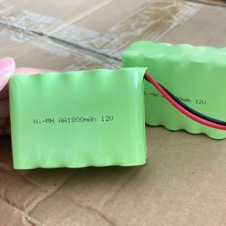 GEB Customized Ni-MH Battery Pack AA Size 10S1P 12V 1800mAh battery cell For Toys Power Tools Led Emergency Light