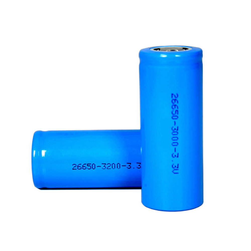 Wholesale Blue PVC  Lipo Battery Cell 3.2V Lifepo4 3000mAh 3200mAh Rechargeable Battery GEB26650 Deep Cycle