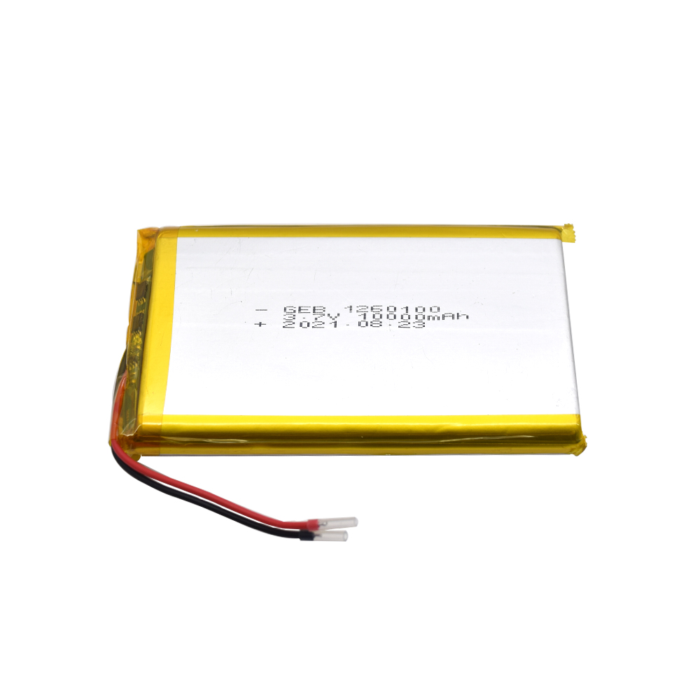 High capacity 10000mAh  polymer lithium battery 1260100 rechargeable 3.7v 10Ah lithium polymer battery for power bank